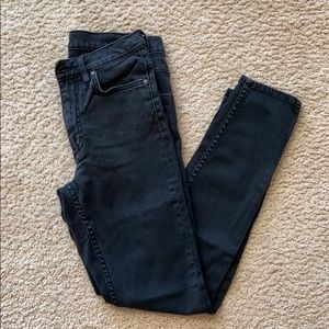 COS dark gray skinny jeans